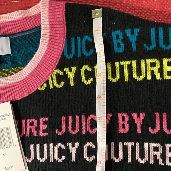New Juicy By Juicy Couture Crew Neck Long Sleeve Pullover Sweater - Picture 8 of 10